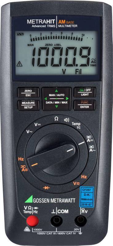 Gossen Metrawatt Tragbares Multimeter M241A Stromversorgung: Batterie Test Typ: Spannung, Strom, Widerstand, Frequenz, Temperatur