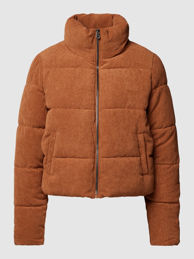 Cordjacke mit Stehkragen Modell 'NEWDOLLY' in camel
