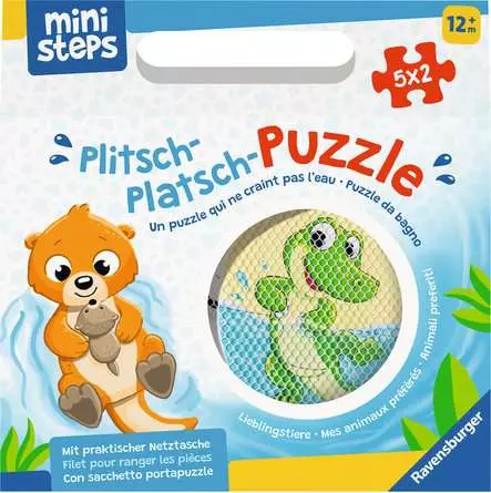 Plitsch-Platsch-Puzzle Lieblingstiere - Babyspielzeug ab 12 Monaten