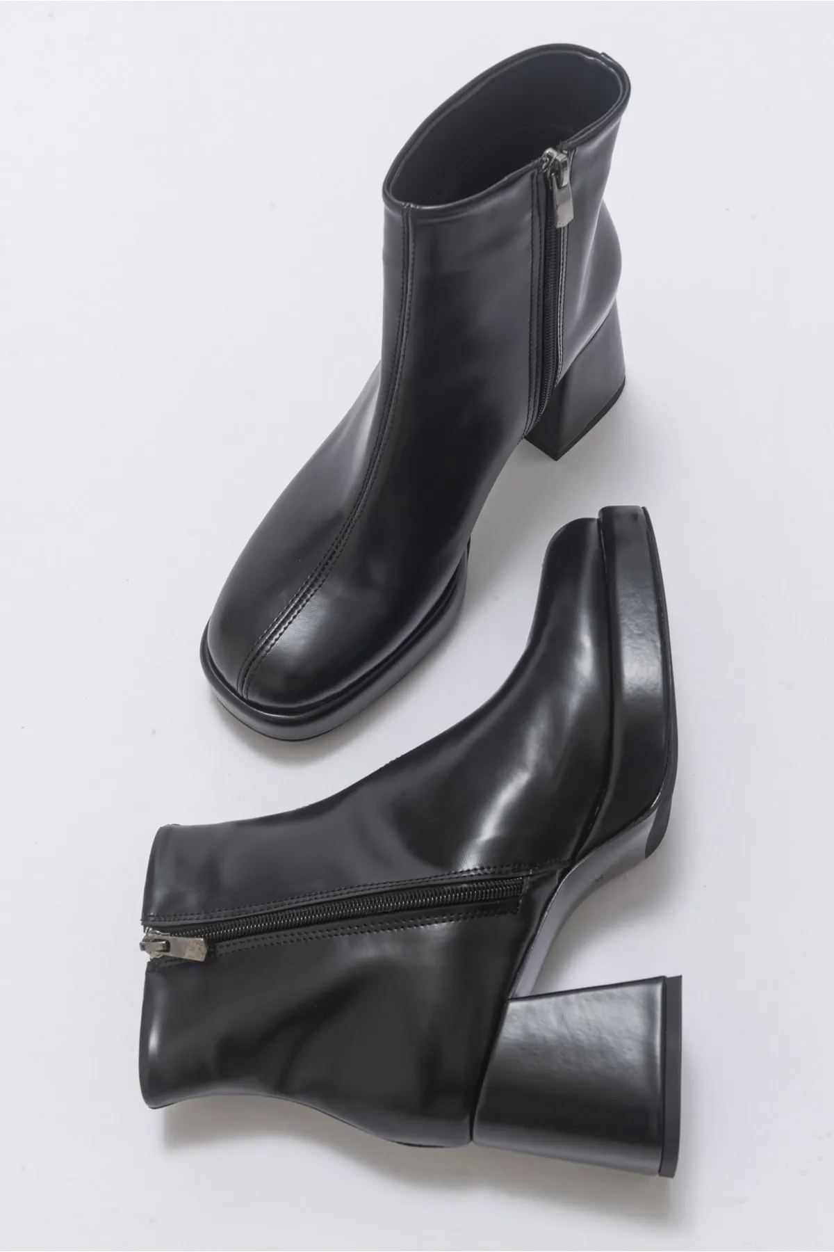 LuviShoes  Fore Black Skin Damenstiefel