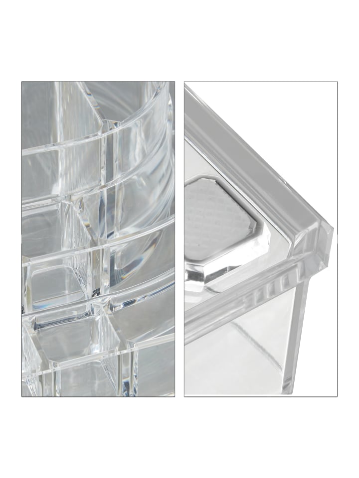 relaxdays Makeup Organizer in Transparent günstig kaufen onesize
