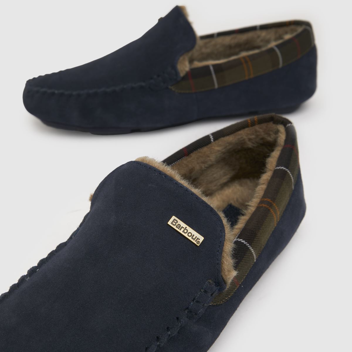 Barbour – Monty – Marinblå tofflor