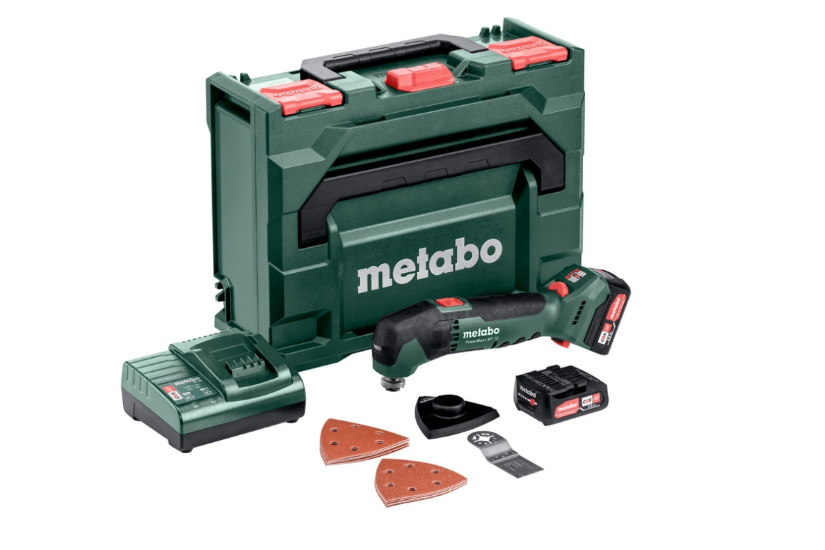 Outil multifonction Metabo Powermaxx MT 12 Accu-Multitool 12 V 2,0 Ah Li-Ion (réf. 613089500)