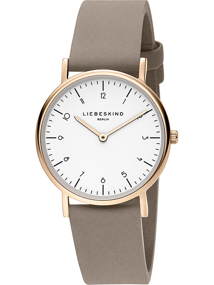 Liebeskind Quarzuhr in Grau/ Gold/ Weiß günstig kaufen onesize