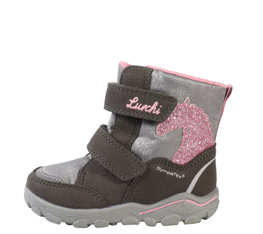 Lurchi Stiefel Kalea-SYMPATEX - grey-pink