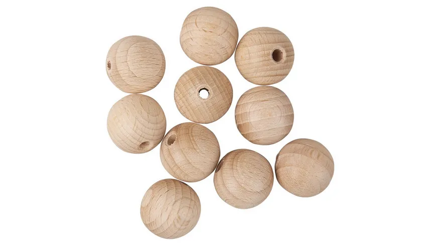 rayher Rohholzkugeln gebohrt 20mm ø