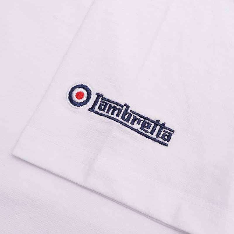 Lambretta Paisley Box Herren T-Shirt SS1015-WHITE