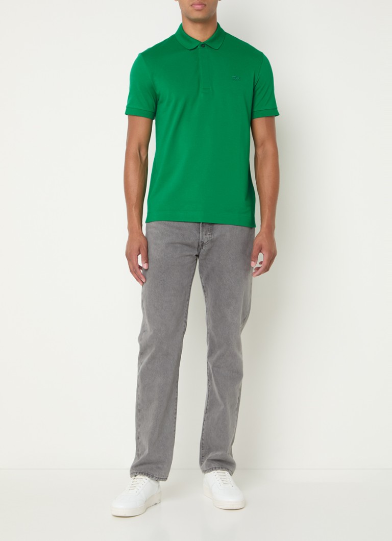Polo Lacoste de corte regular com bordado do logotipo