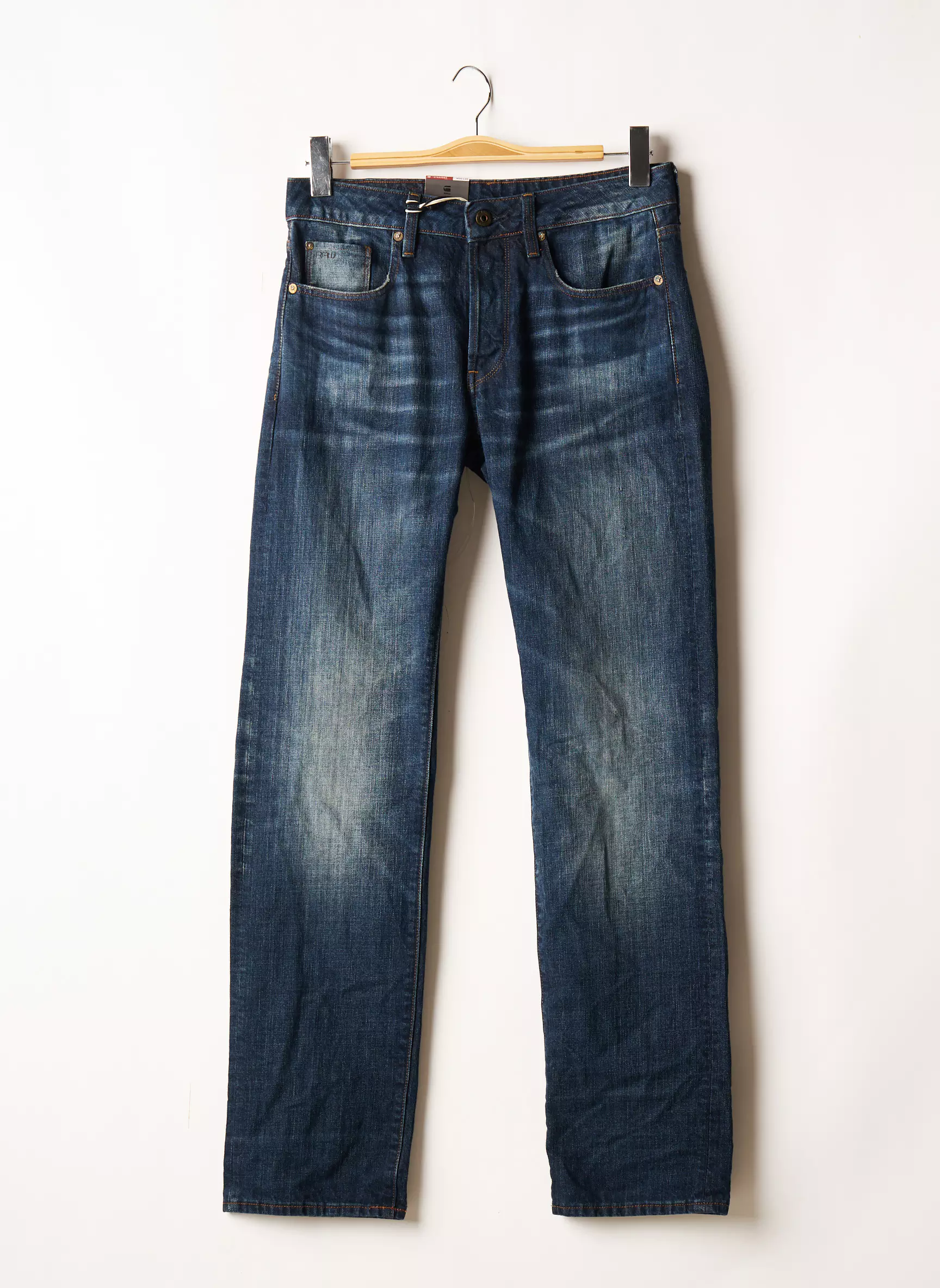 G Star Jeans Coupe Droite Homme couleur bleu