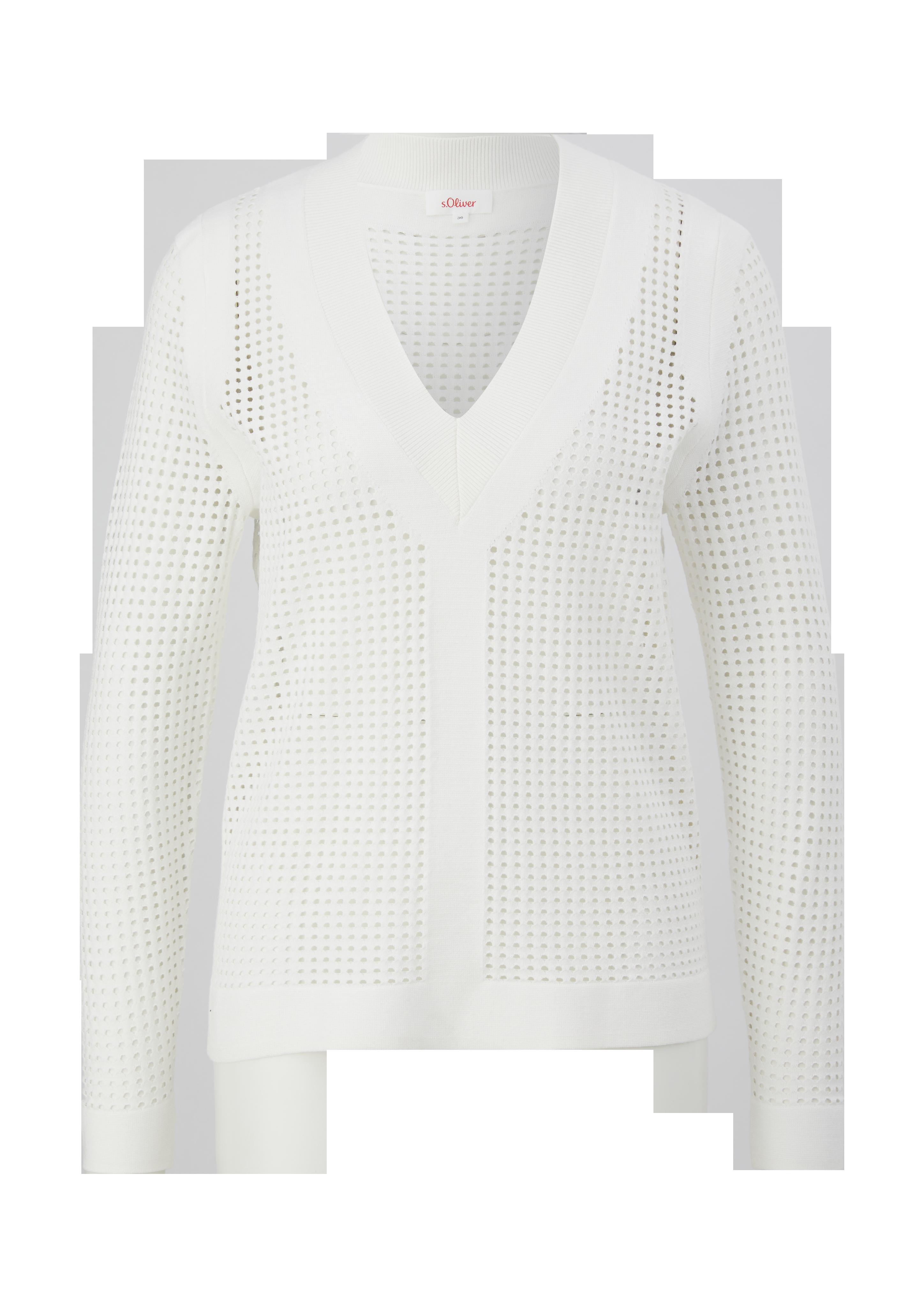 Pullover mit Lochmuster  2127071-0210