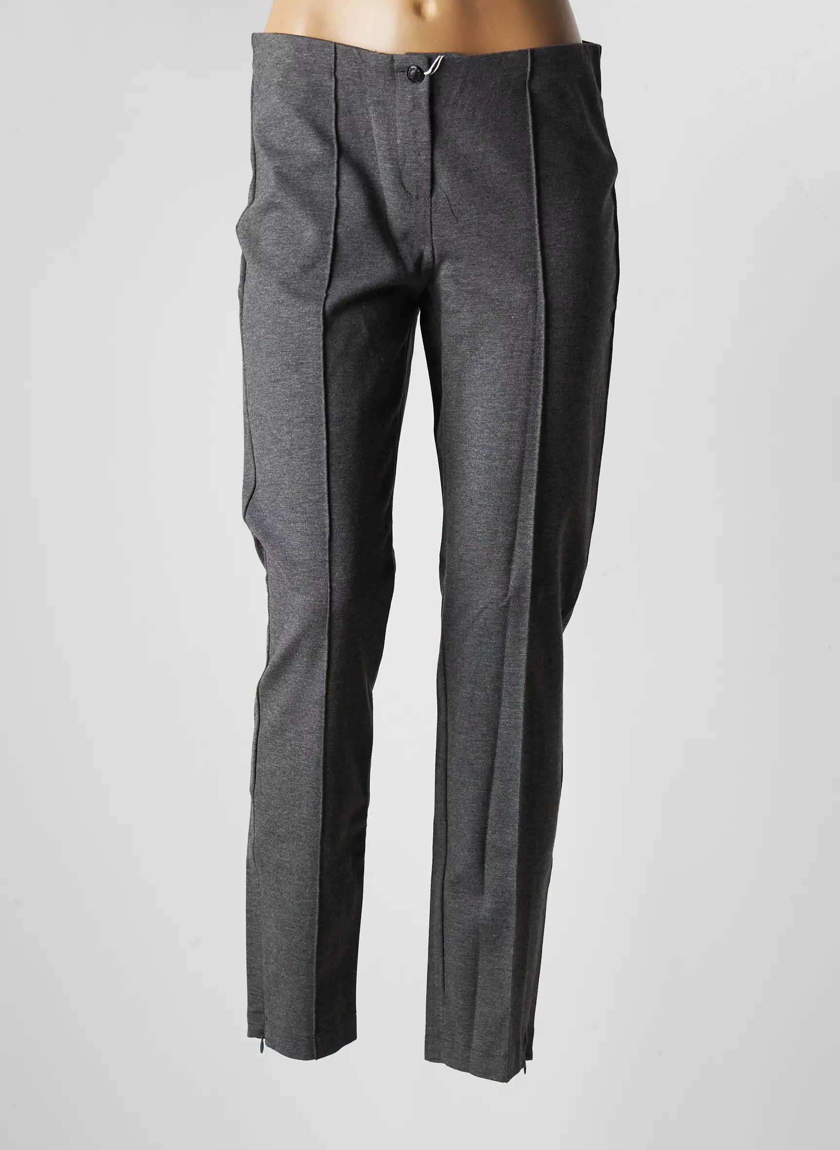 Gerry Weber Pantalons Slim Femme couleur gris