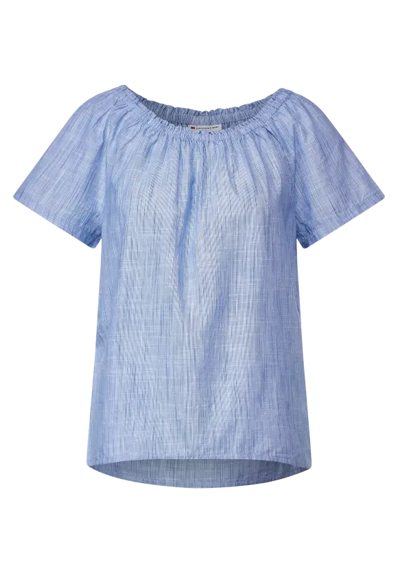 Street One Chambray Carmenbluse