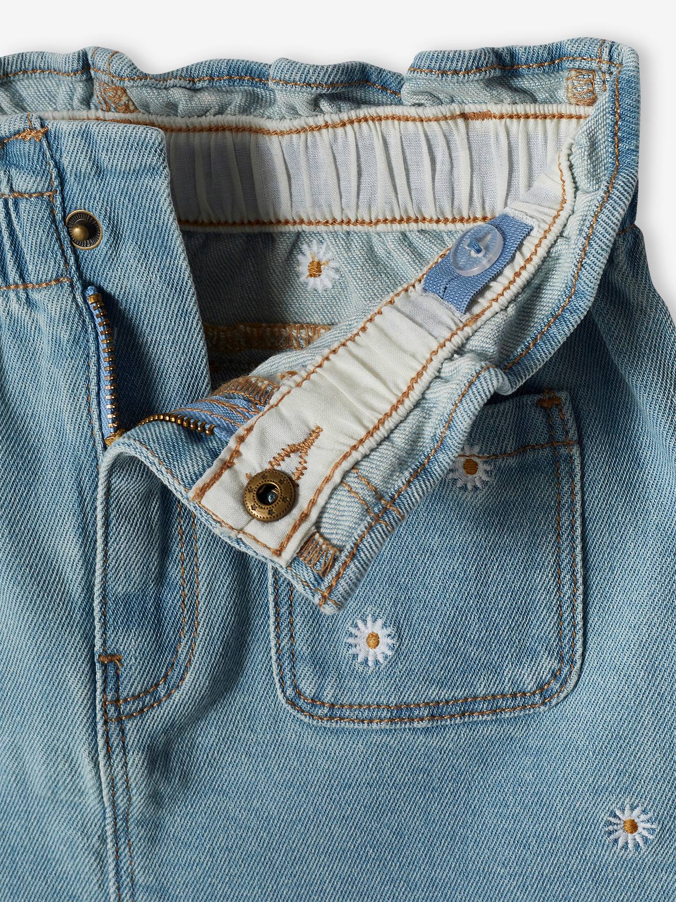 Vertbaudet Mädchen Jeansrock - double stone