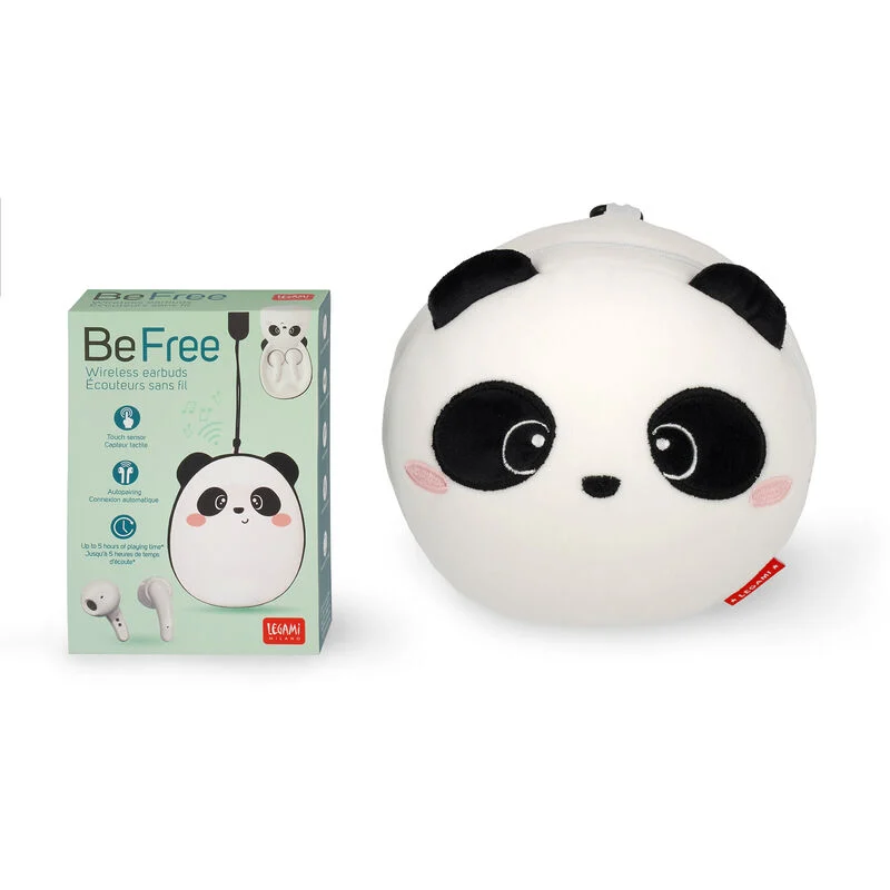 Cestovný vankúš Panda a sada bezdrôtových slúchadiel Panda