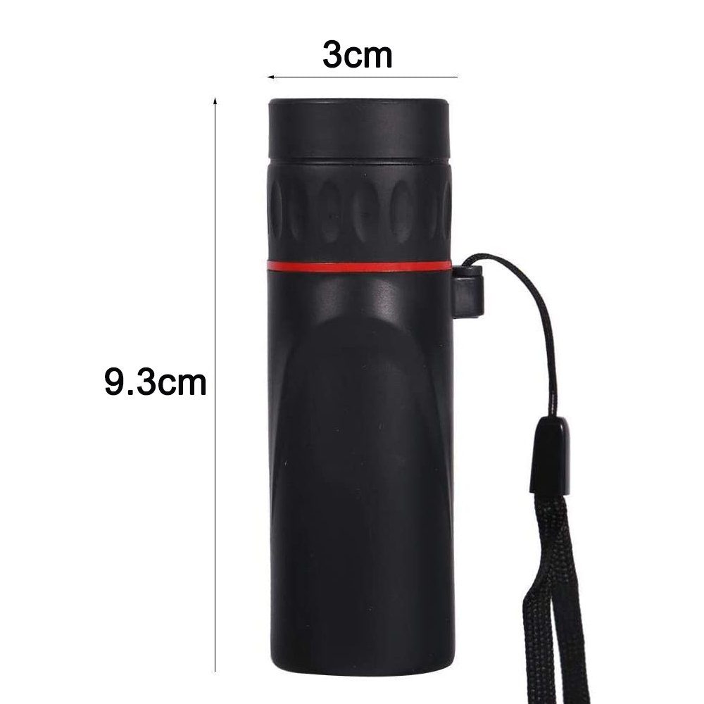 FeelGlad Mini HD Optical Monocular,Low Nachtsicht Fernglas (Fokus Teleskop)