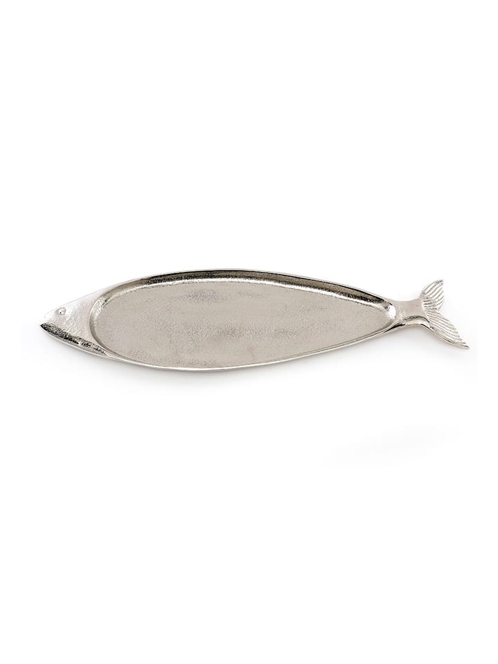 SiL Interiors Servierplatte in Silber - (L)59 x (B)17 cm günstig kaufen onesize