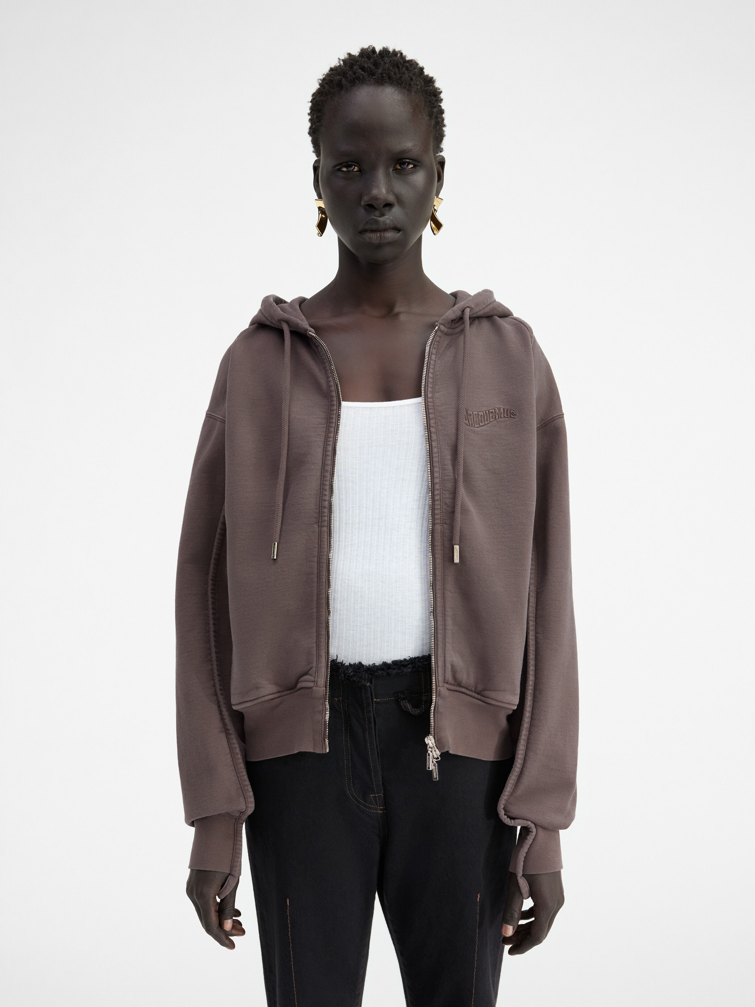 Le sweater Camargue zippé