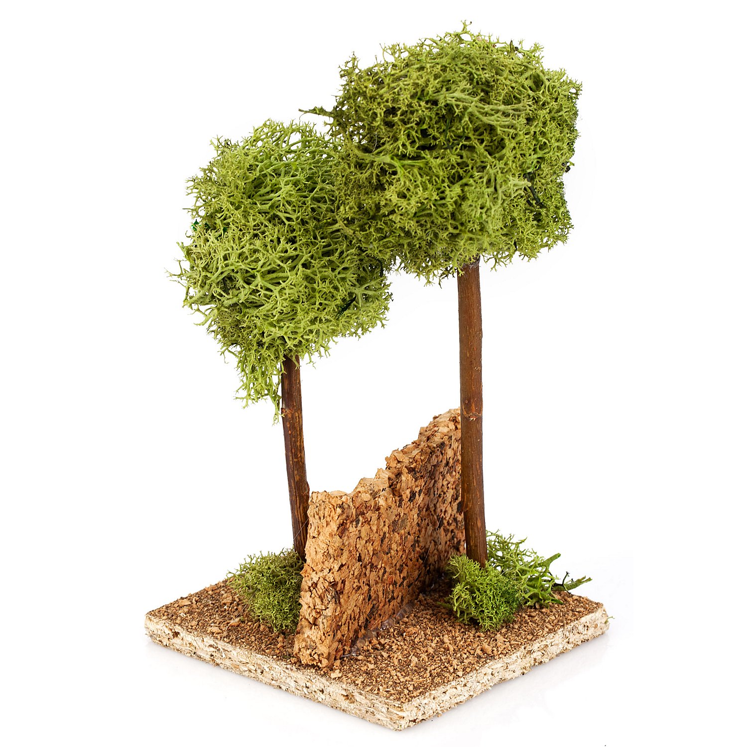 Baum-Gruppe mit 2 Bäumen, 10 x 10 x 17 cm