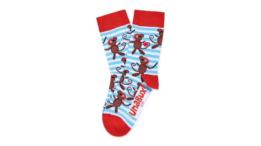 Unabux Kinder Socken Pirat Monkey Pirate