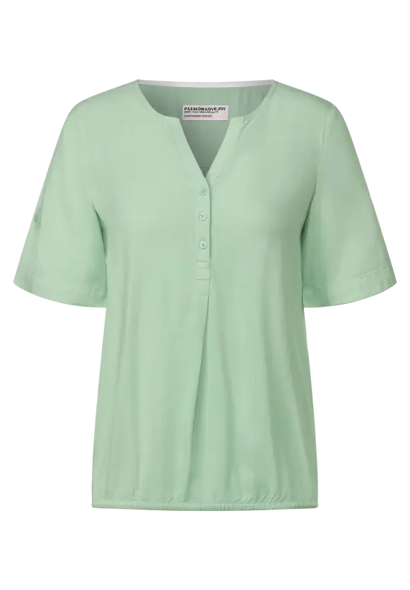 CECIL Unifarbene Basic Bluse