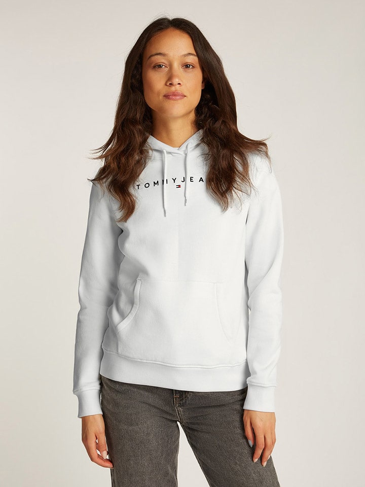 TOMMY JEANS Hoodie in Weiß günstig kaufen