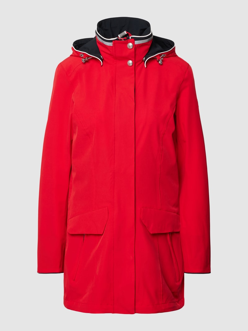 Funktionsjacke mit Label-Detail Modell 'MODENA' in rot