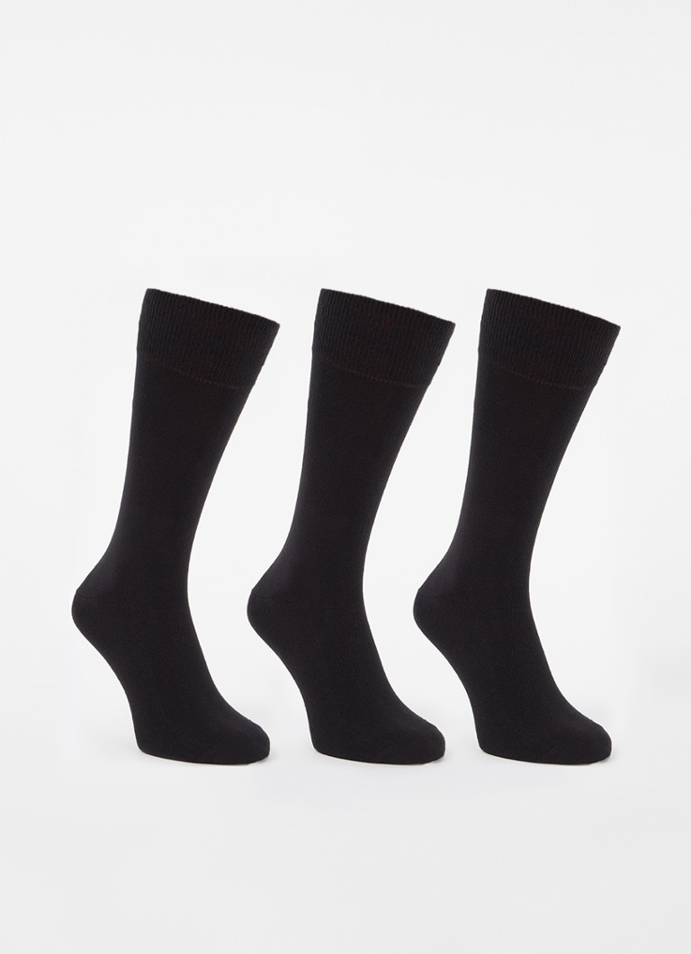Șosete cu logo HUGO BOSS, set de 3