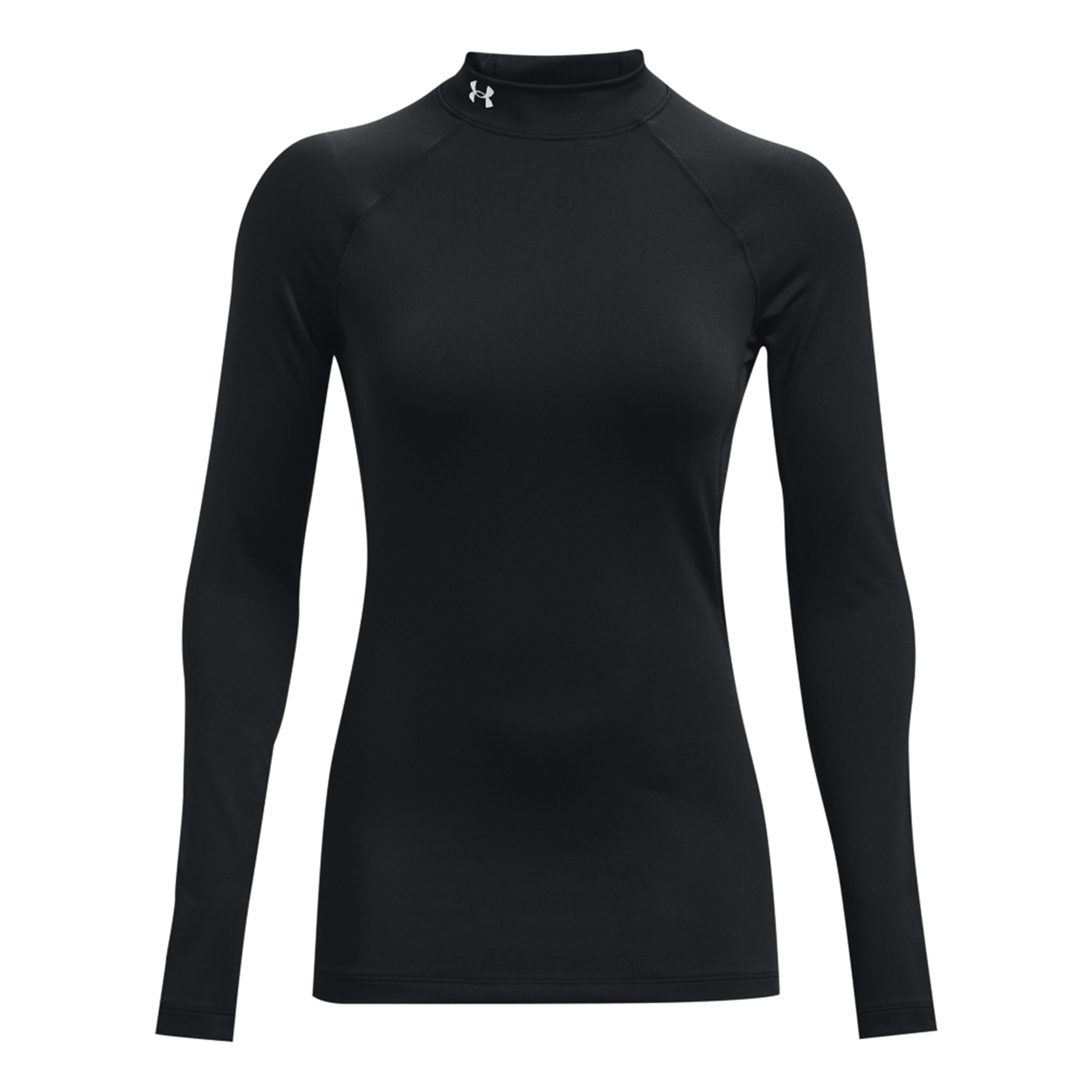 Coldgear Authentics Mockneck Longsleeve Damen - Schwarz
