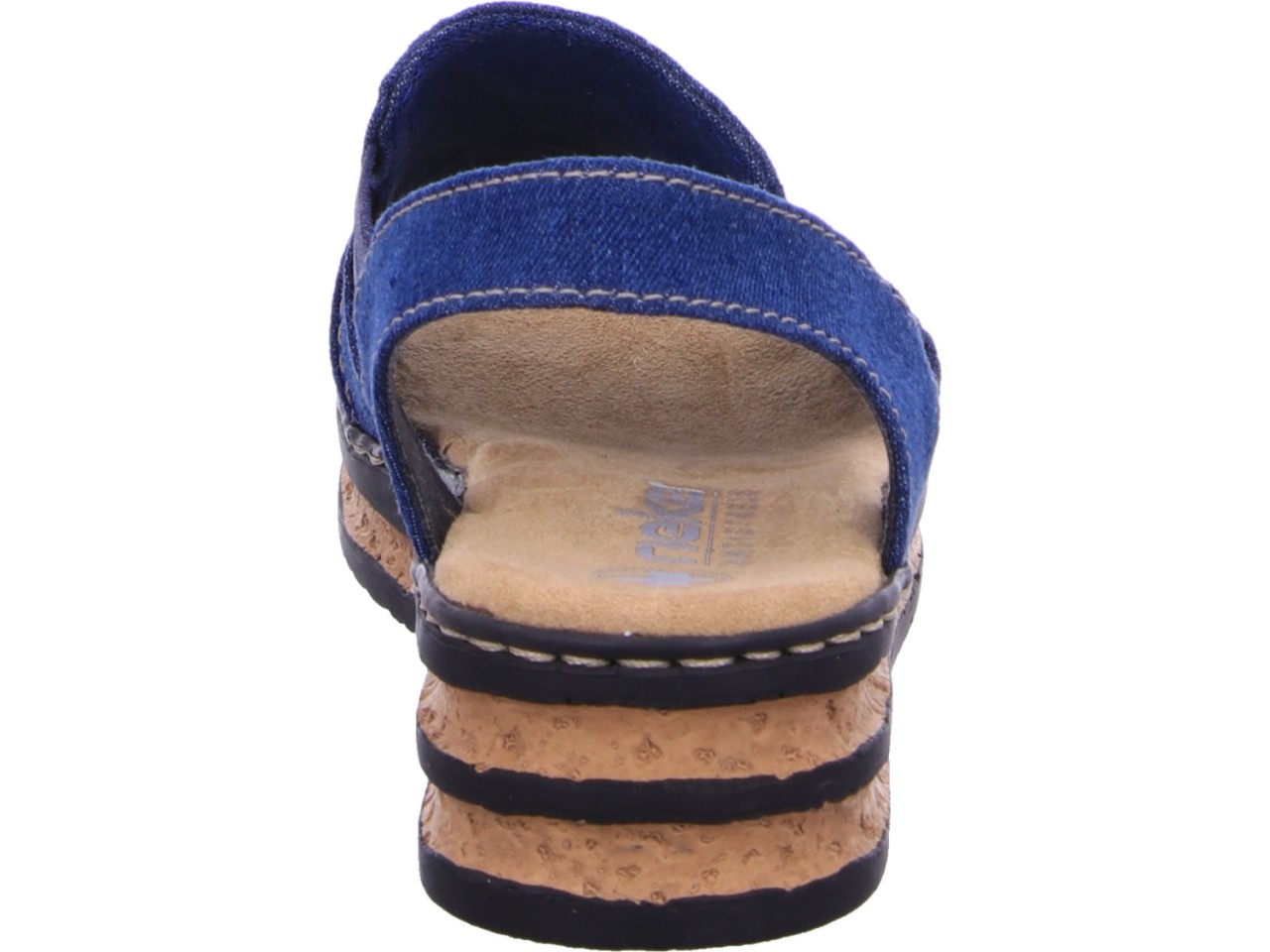 RIEKER Klassische Sandalen blau
