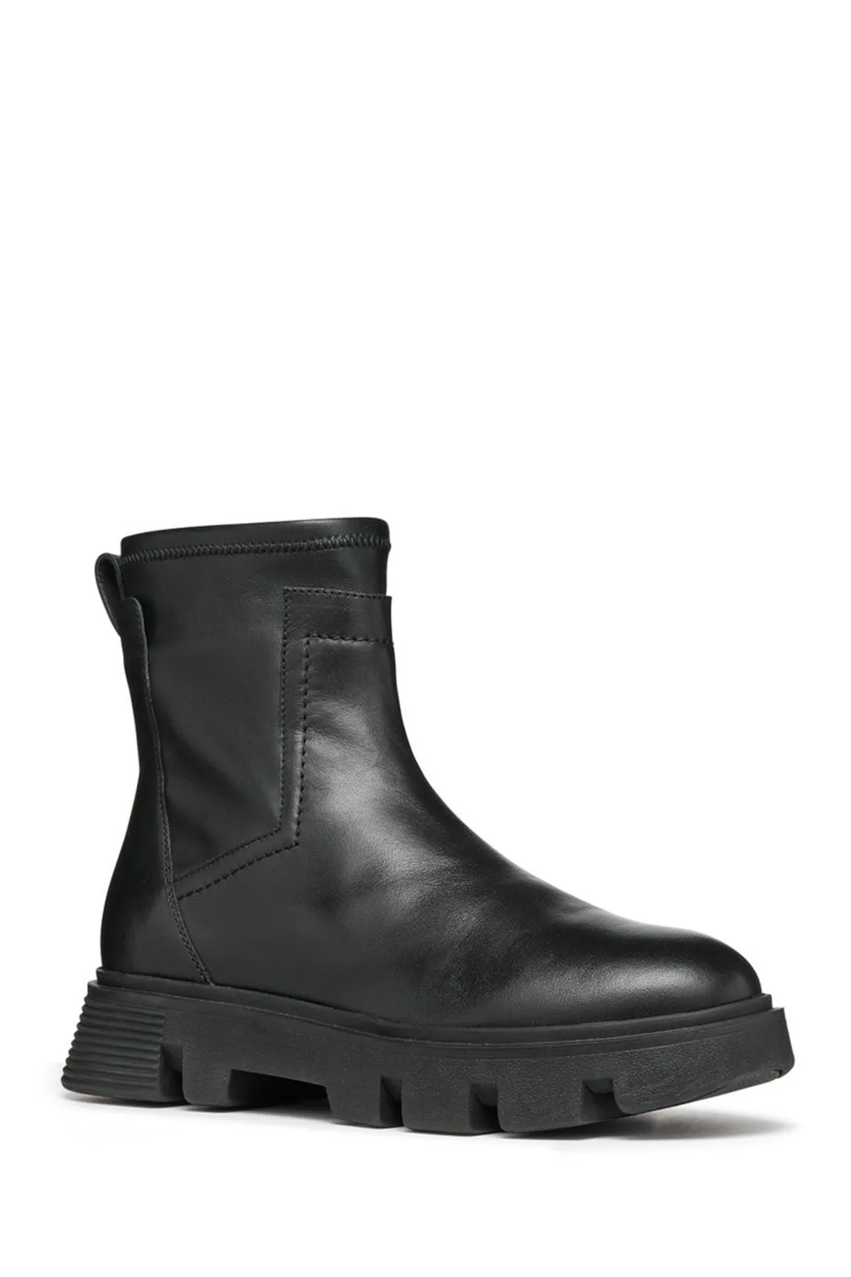 Geox  Stiefelette - Schwarz - Blockabsatz