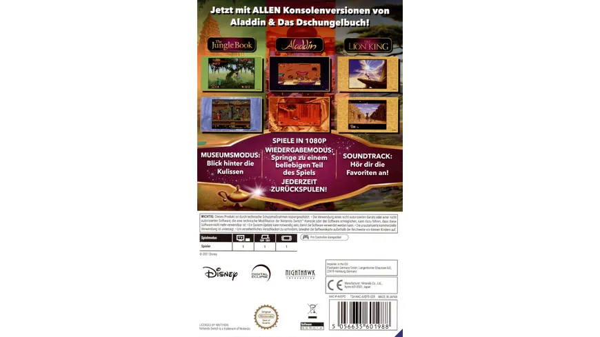 Classic Games Collection - Aladdin, The Lion King, The Jungle Book