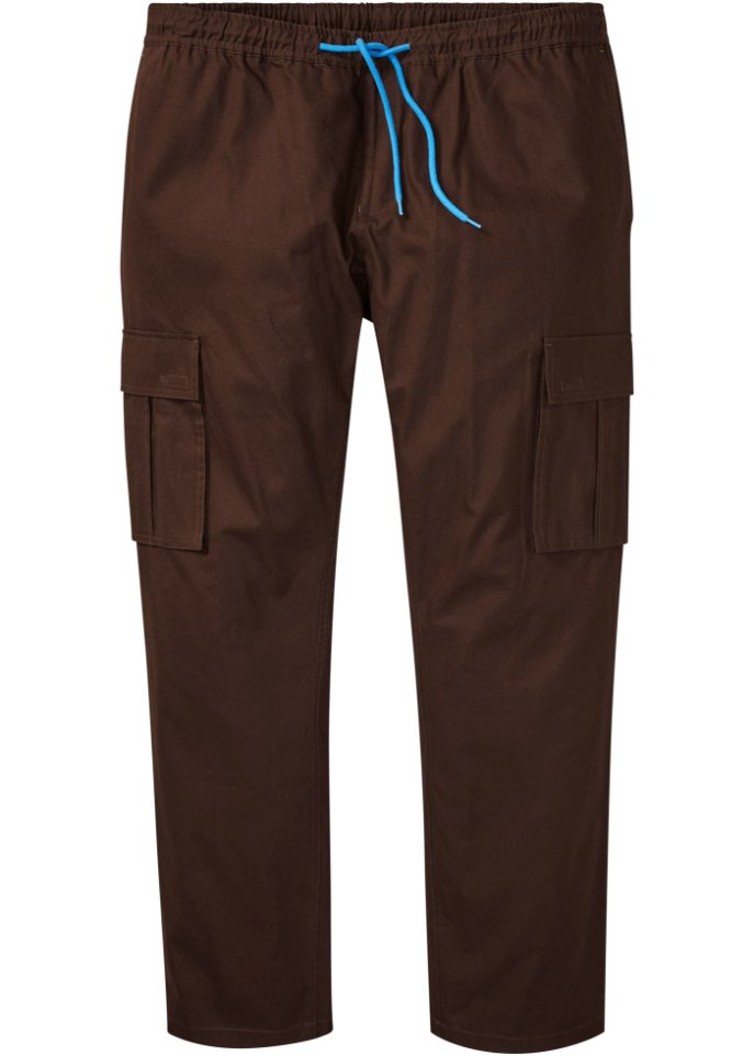 Slim Fit Schlupf-Cargohose, Straight