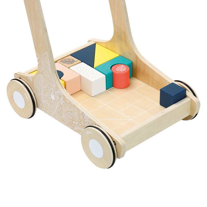 Chariot avec 24 cubes Sous la canopée Vilac