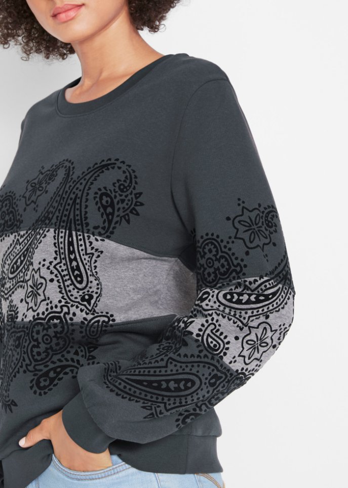 Sweatshirt bedruckt, Langarm
