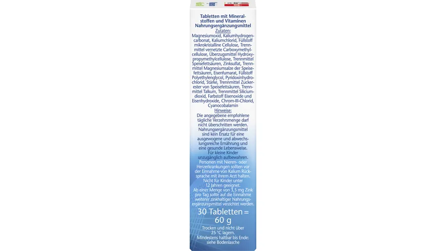 Doppelherz Magnesium 400 + Kalium 30 Tabletten