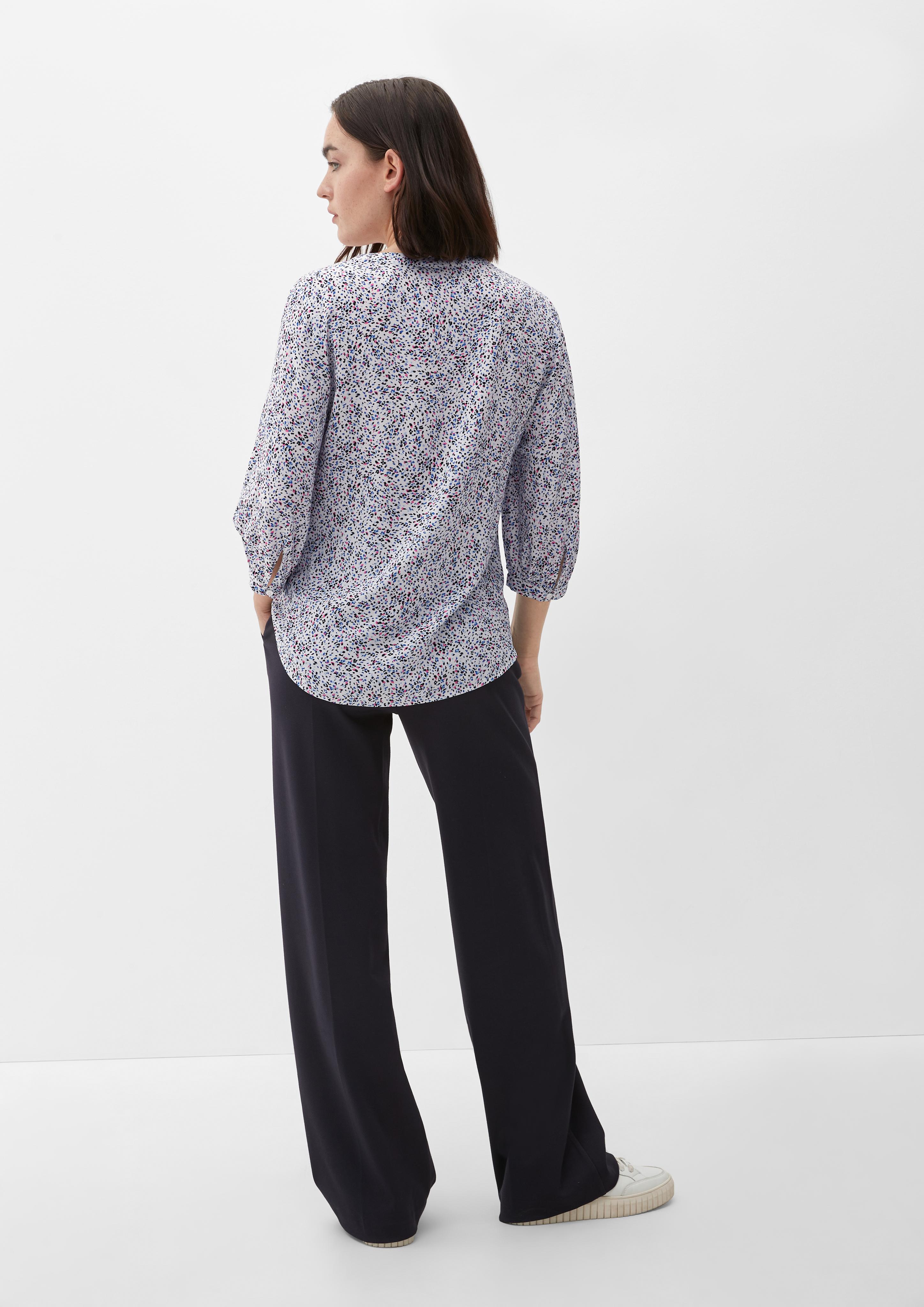 Viskosebluse mit Tunika-Ausschnitt  2132607-02B6