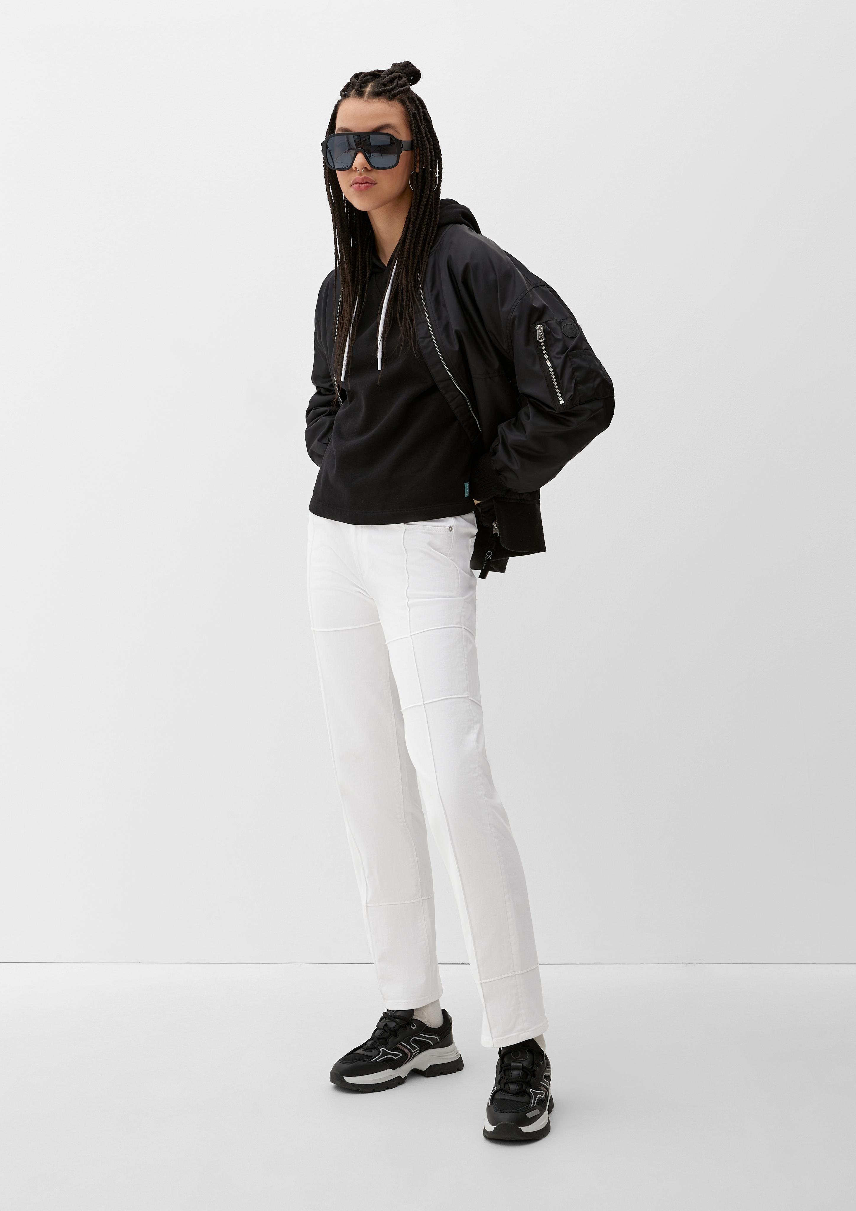 Jeans Catie / Slim Fit / High Rise / Straight Leg / Pintucks  2126808-01Z8