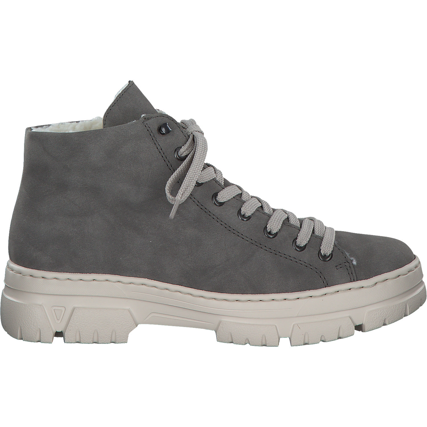 Rieker Z7410, Schnürstiefel, Damen, grey
