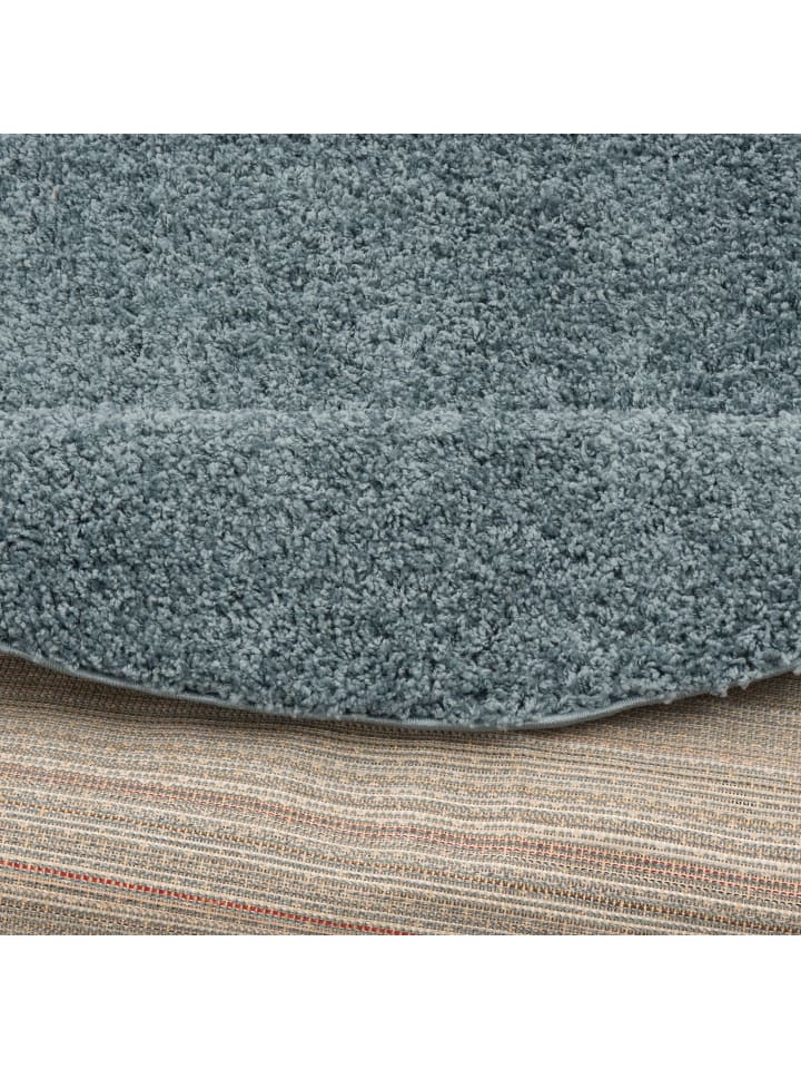Pergamon Hochflor Langflor Shaggy Teppich Fluffy Rund in Grijs günstig kaufen