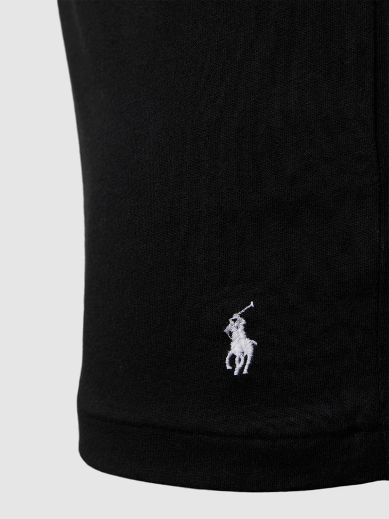 T-shirt Set mit Label-Stitching Modell 'Crew' in schwarz