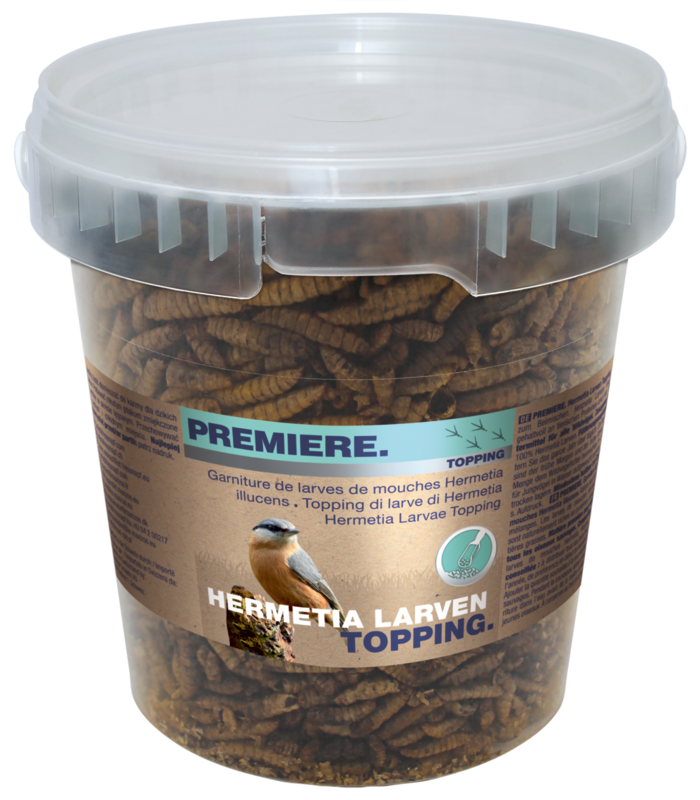 PREMIERE Wildvogelfutter PREMIERE Hermetia Larven Topping 175g