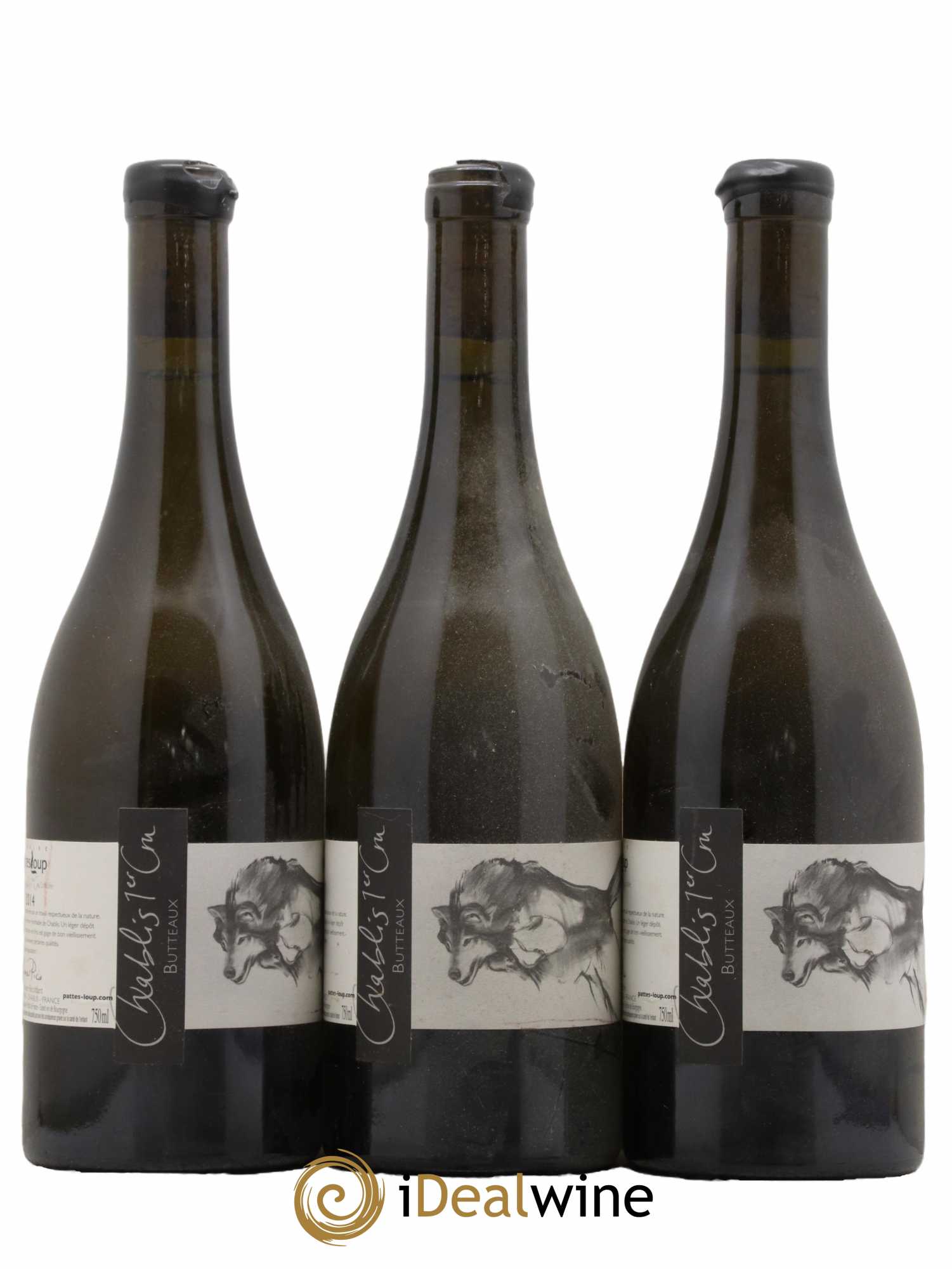 Chablis 1er Cru Butteaux Pattes Loup (Domaine)  2014 - Lot de 3 Bouteilles