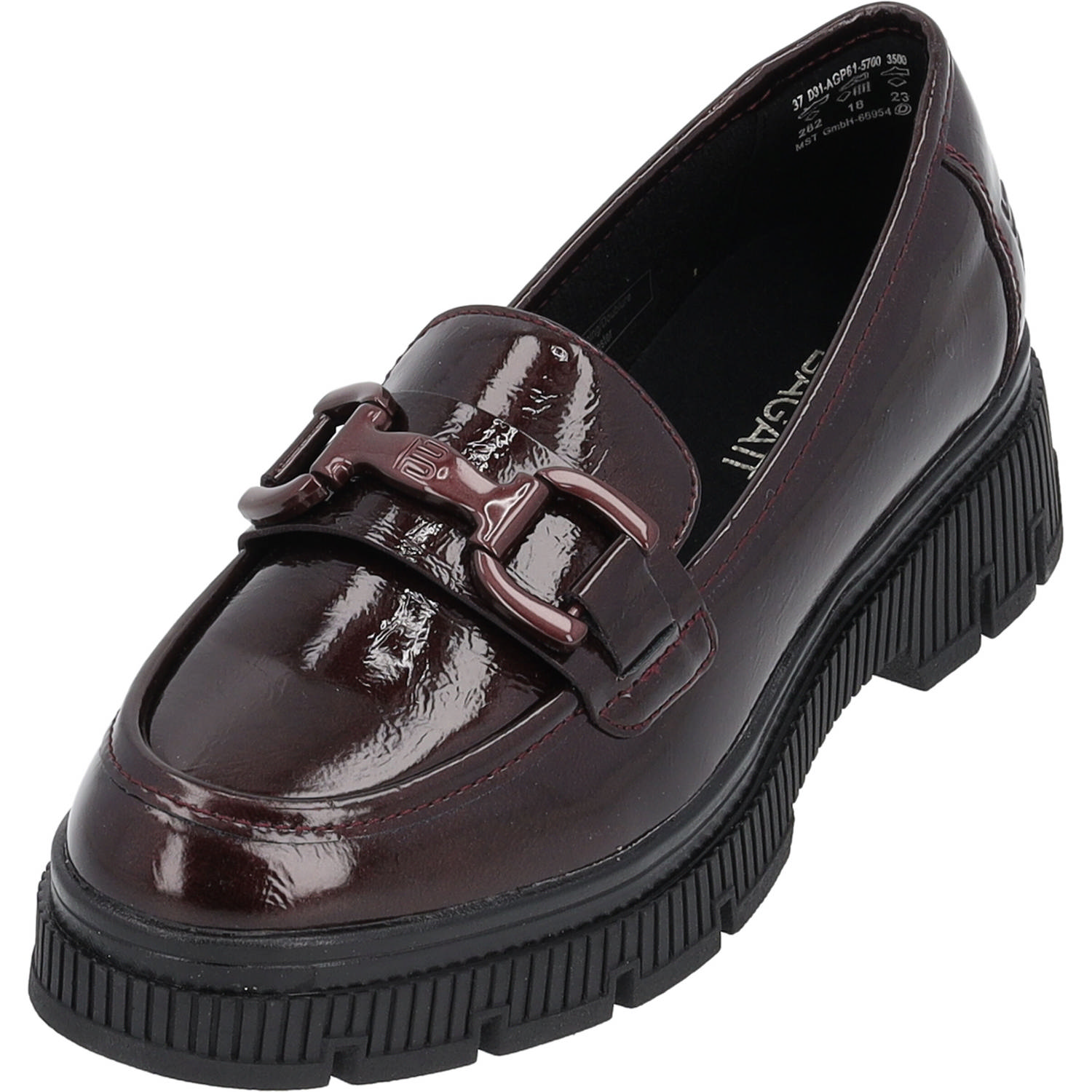 Bagatt Robin AGP61, Mokassins, Damen, bordo