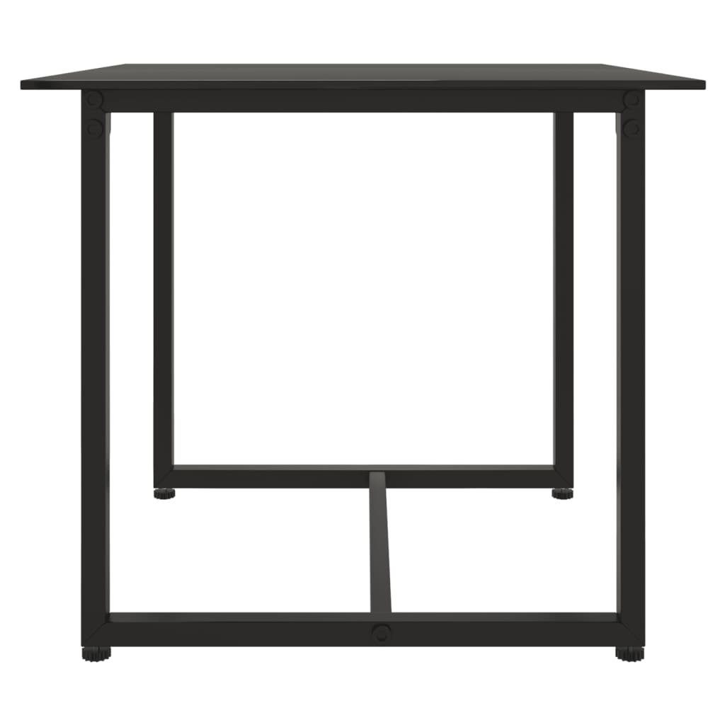 vidaXL Loungesofa 3-tlg. Garten-Lounge-Set mit Kissen Schwarz Poly Rattan, 3 Teile