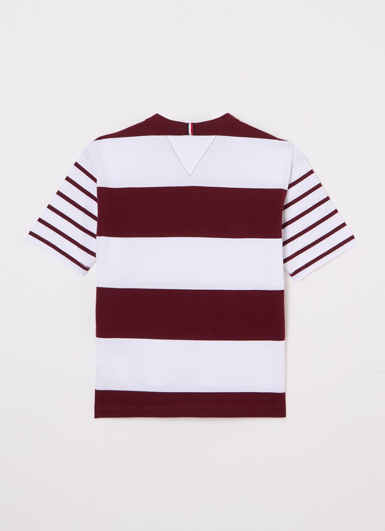 Tricou cu dungi Tommy Hilfiger