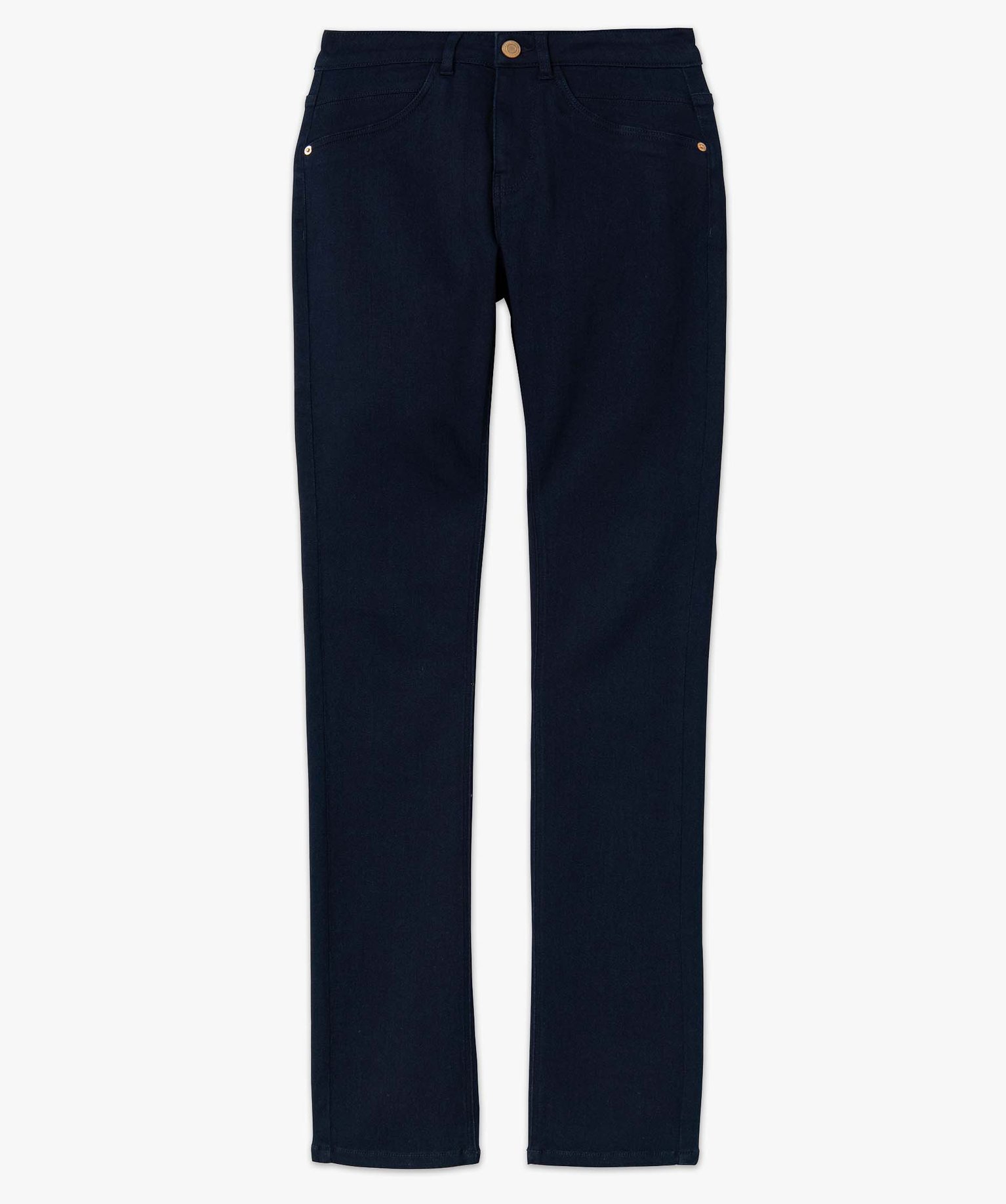 Pantalon femme coupe Regular taille normale blue black | GEMO