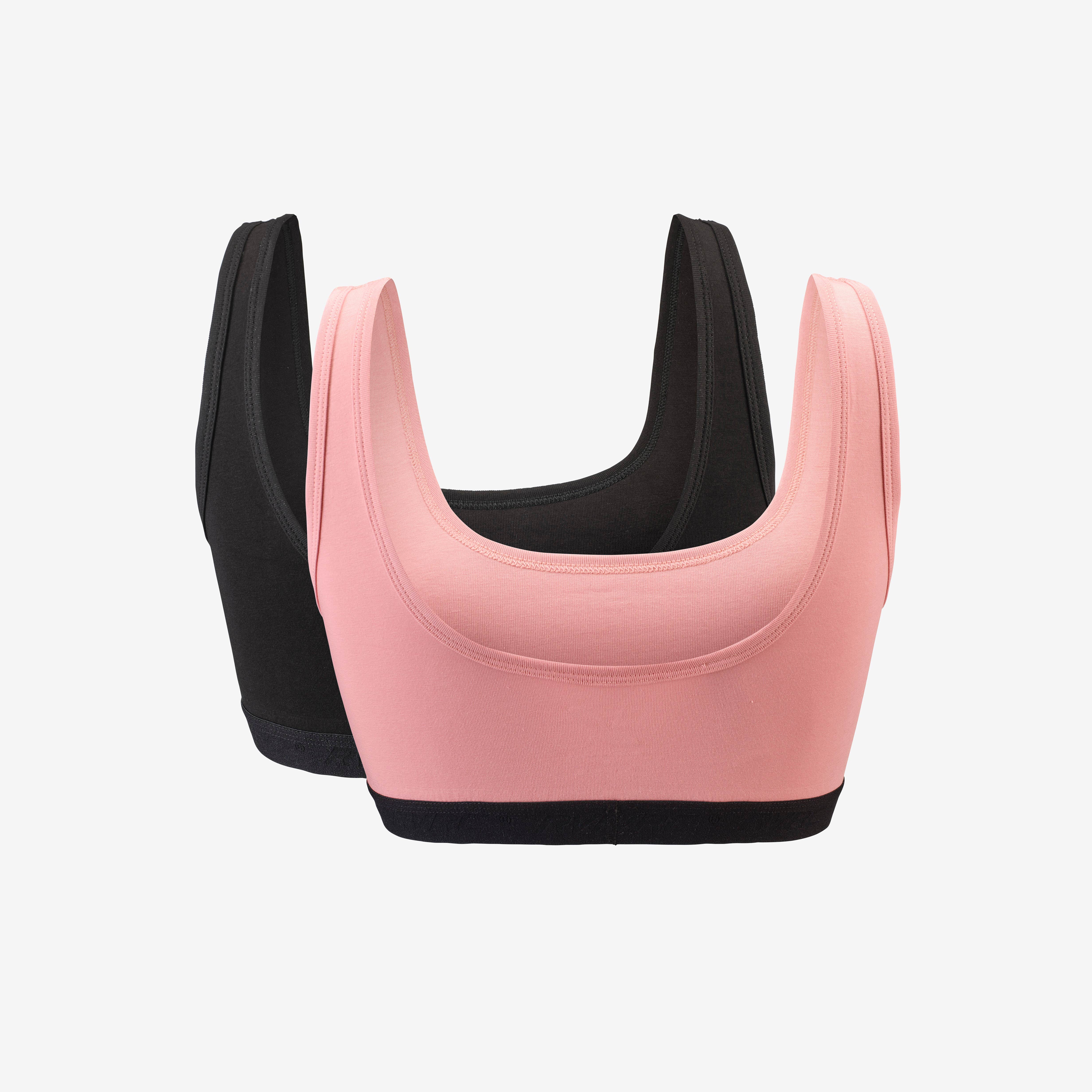 2-pack Ultimate Soft Bra Femme Black/Blush