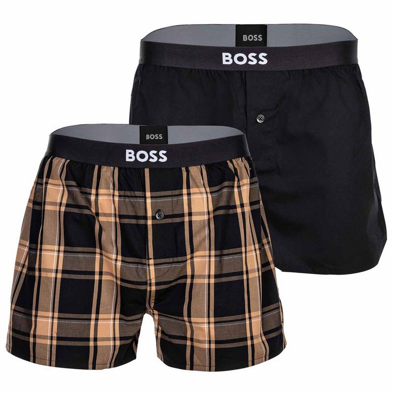 Boss Web-Boxershorts Unterhose Herren