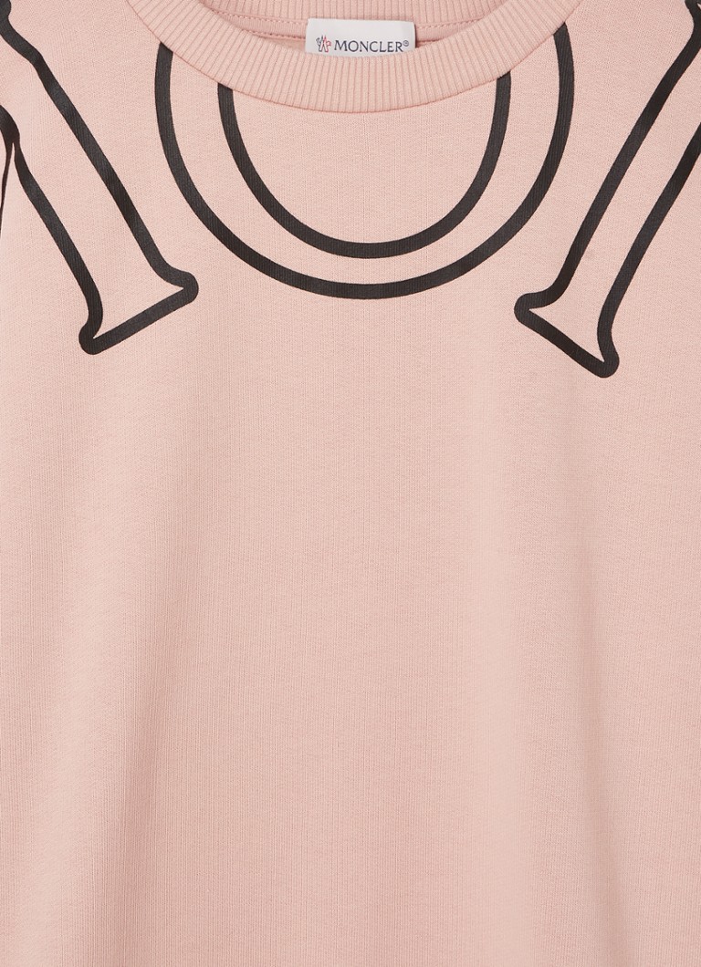 Moncler sweater dress with logo print