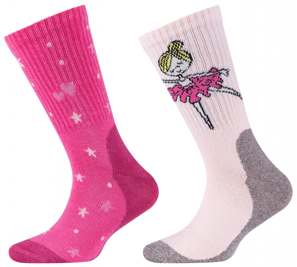 Camano kids ~ Bio Funktionssocke Sport 2er Pack ~ Ballerina Pink